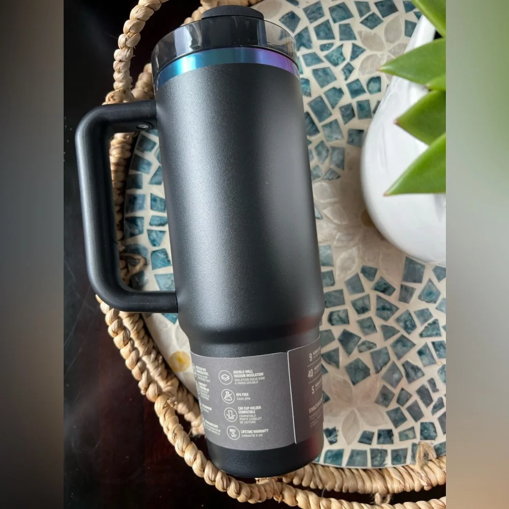 Stanley BLACK CHROMA 30oz Tumbler NWT - Picture 2 of 2